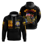 Big Boy Buffalo Soldiers Hoodie Black  - African Pride