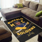 Buffalo Soldiers Area Rug BSMC Club Adore Motorcycle  - African Pride