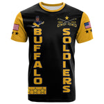 Buffalo Soldiers T Shirt BSMC Club Adore Motorcycle  - African Pride