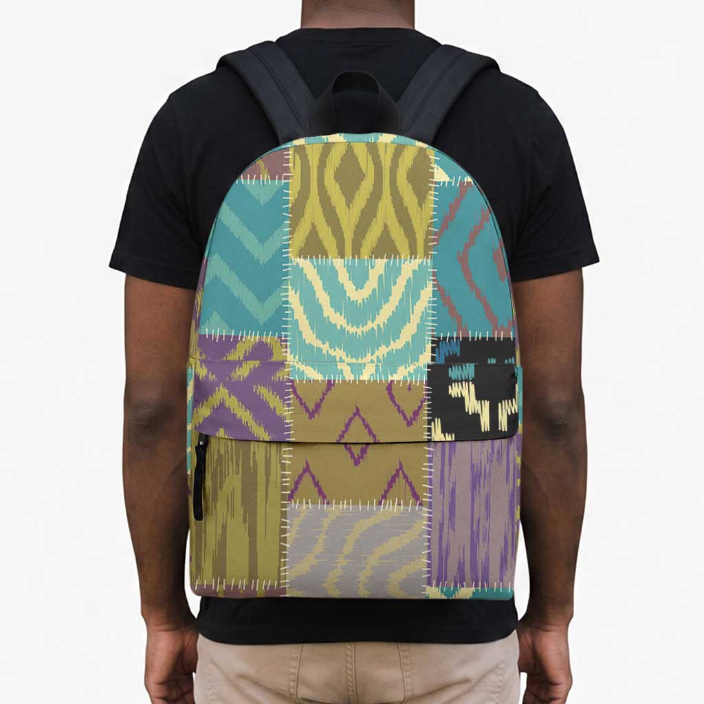 African American Quilt Inspired Backpack Cultural Heritage Ethnic Quilt Pattern