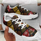 African American Quilt Inspired Chunky Sneakers Ethnic Bohemian Rhombus Patchwork