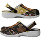 African American Quilt Inspired Clogs Shoes Ethnic Bohemian Rhombus Patchwork