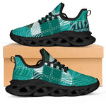 African American Quilt Inspired Clunky Sneakers Wild Animal Skin African Turquoise Tribal Elements