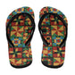 African American Quilt Inspired Flip Flops Freedom Quilt Symbolic Patchwork