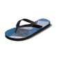 African American Quilt Inspired Flip Flops Wild Animal Skin African Blue Tribal Elements