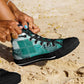 African American Quilt Inspired High Top Shoes Wild Animal Skin African Turquoise Tribal Elements