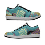 African American Quilt Inspired Low Sneakers Cultural Heritage Ethnic Quilt Pattern
