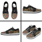 African American Quilt Inspired Low Sneakers Freedom Quilt Symbolic Patchwork