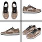 African American Quilt Inspired Low Sneakers Wild Animal Skin African Beige Tribal Elements