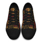 African American Quilt Inspired Low Top Shoes Earth Tone African Patchwork Motif