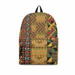 African American Quilt Kente Fusion Backpack Version 1