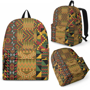 African American Quilt Kente Fusion Backpack Version 1