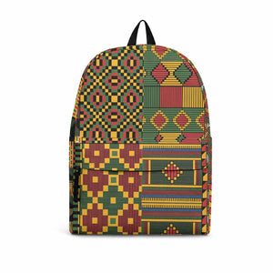 African American Quilt Kente Fusion Backpack Version 2