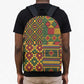 African American Quilt Kente Fusion Backpack Version 2