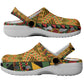 African American Quilt Kente Fusion Clogs Shoes Version 1