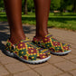 African American Quilt Kente Fusion Clogs Shoes Version 2
