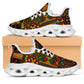 African American Quilt Kente Fusion Clunky Sneakers Version 2
