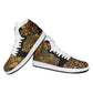 African American Quilt Kente Fusion High Sneakers AJ1 Version 2