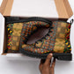 African American Quilt Kente Fusion Leather Boots Version 1