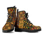 African American Quilt Kente Fusion Leather Boots Version 1