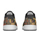 African American Quilt Kente Fusion Low Sneakers Version 2