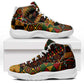 African American Quilt Kente Fusion Sneakers J11 Version 2