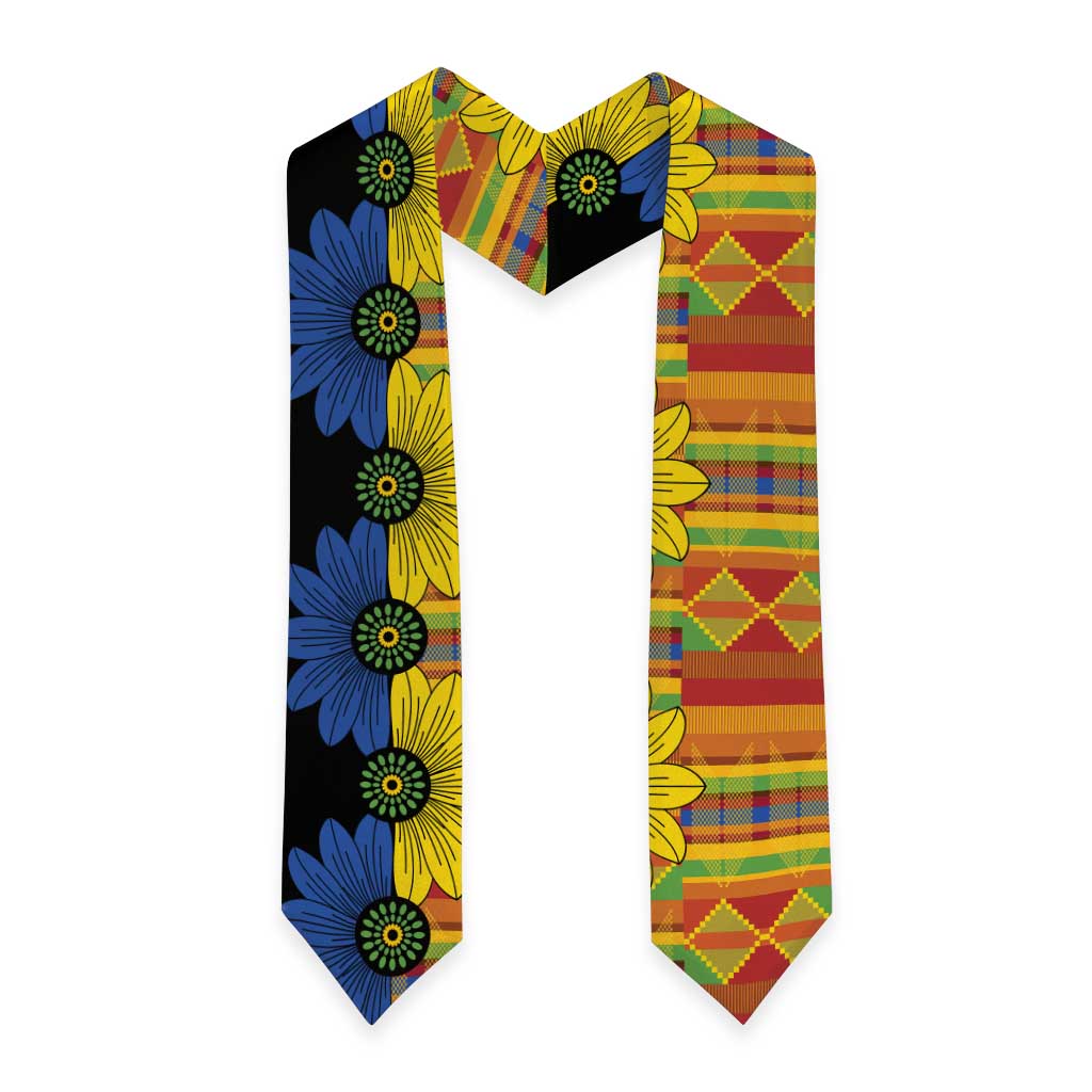 African Ethnic Kitenge Ankara Style Graduation Stole