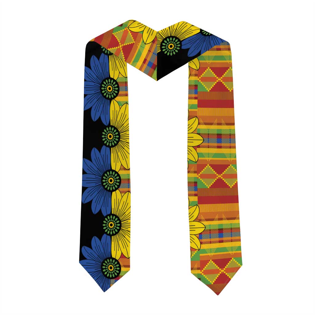 African Ethnic Kitenge Ankara Style Graduation Stole