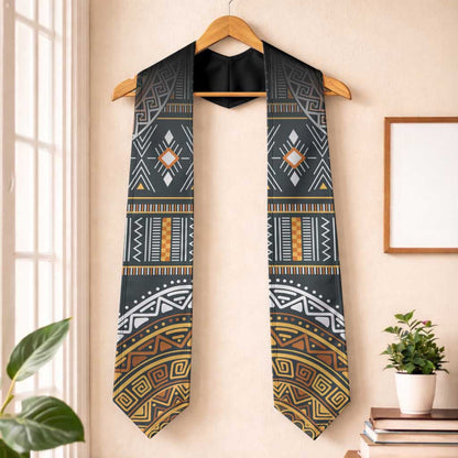 African Ethnic Native Pattern Graduation Stole