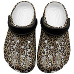 African Leopard Skin Pattern Clogs Shoes - African Pride