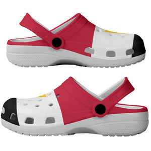 African Proud Egypt Flag Clogs Shoes - African Pride