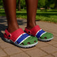 African Proud Gambia Flag Clogs Shoes - African Pride