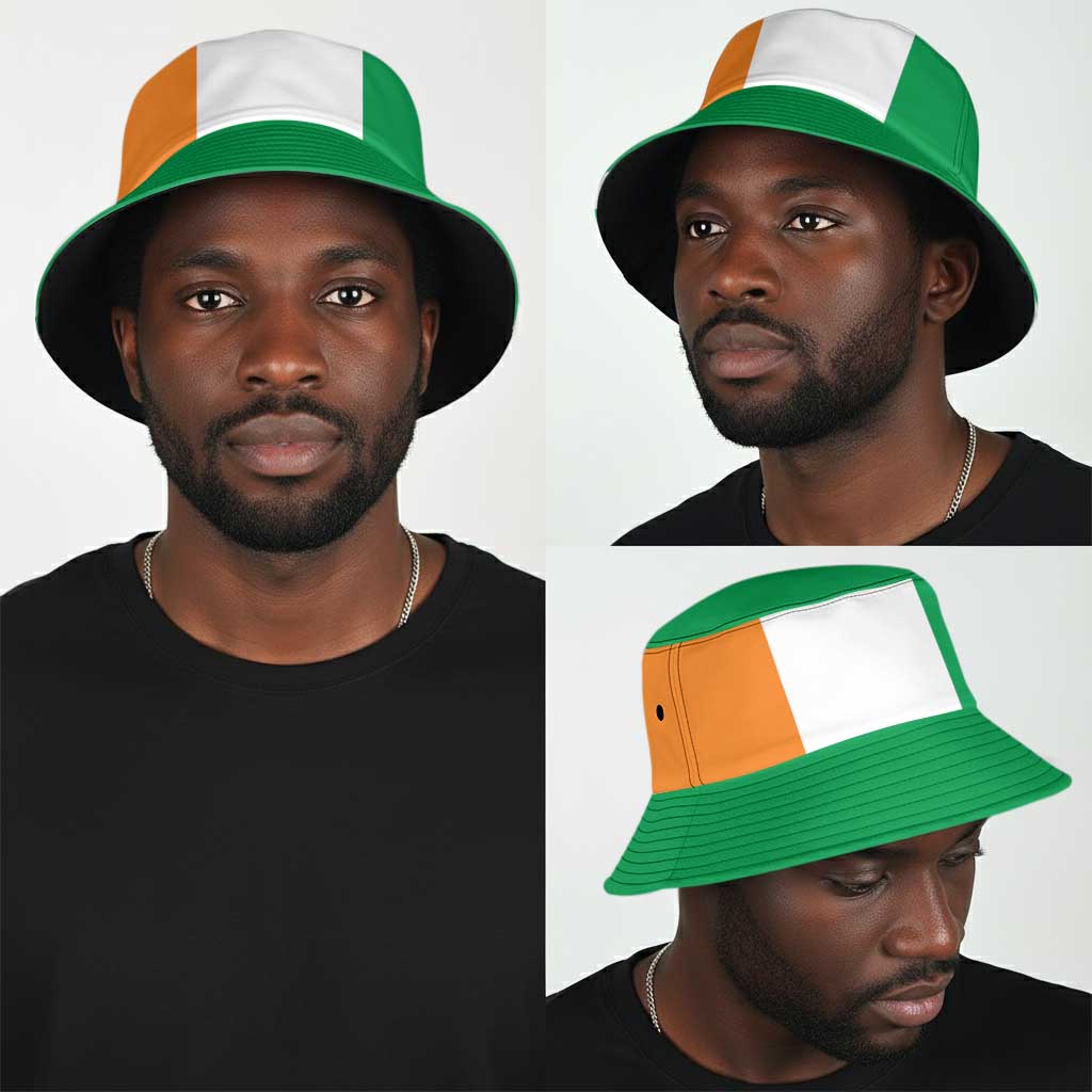 African Proud Ivory Coast Flag Bucket Hat