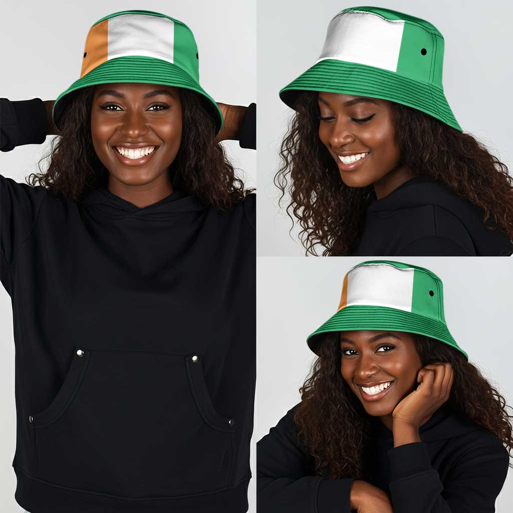 African Proud Ivory Coast Flag Bucket Hat