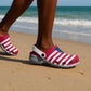African Proud Liberia Flag Clogs Shoes - African Pride