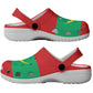 African Proud Mauritania Flag Clogs Shoes - African Pride