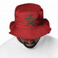 African Proud Morocco Flag Bucket Hat