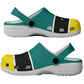 African Proud Mozambique Flag Clogs Shoes - African Pride
