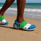 African Proud Sierra Leone Flag Clogs Shoes - African Pride