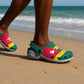 African Proud Togo Flag Clogs Shoes - African Pride