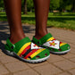 African Proud Zimbabwe Flag Clogs Shoes - African Pride