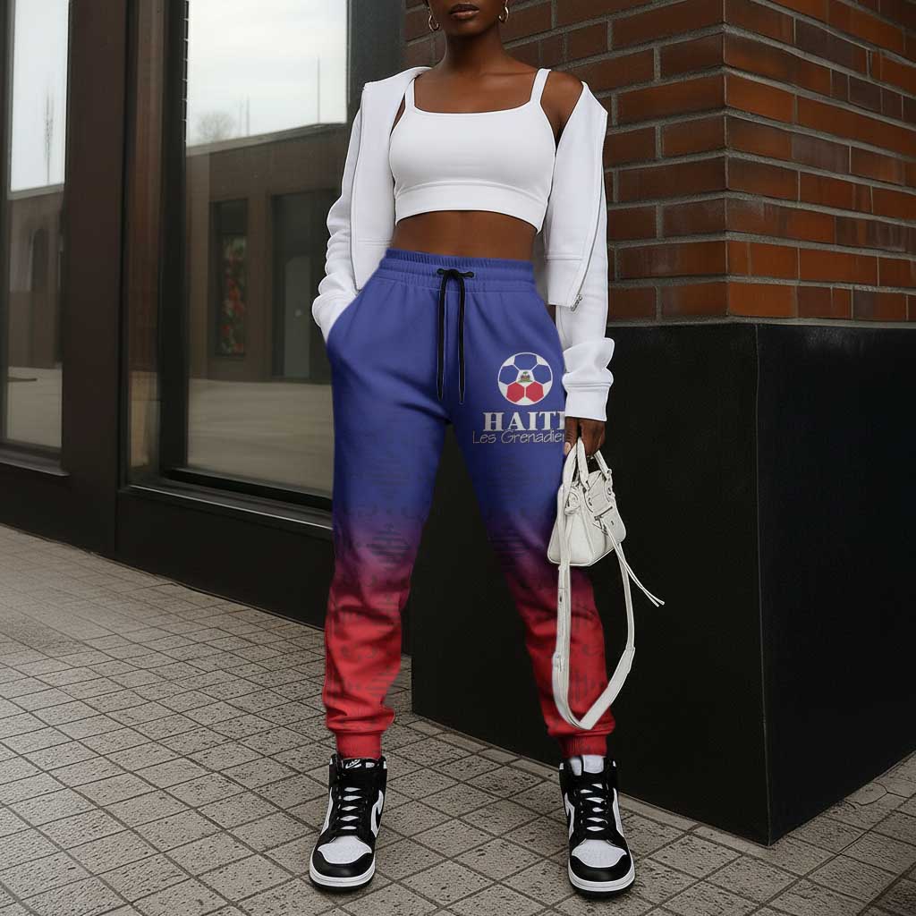 Afro Haiti Football Jogger Pants Sporty Style - African Pride