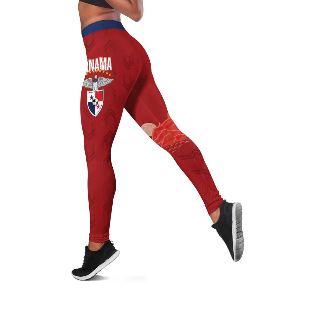 Afro-Panama Football 2026 Leggings La Marea Roja Making History - African Pride