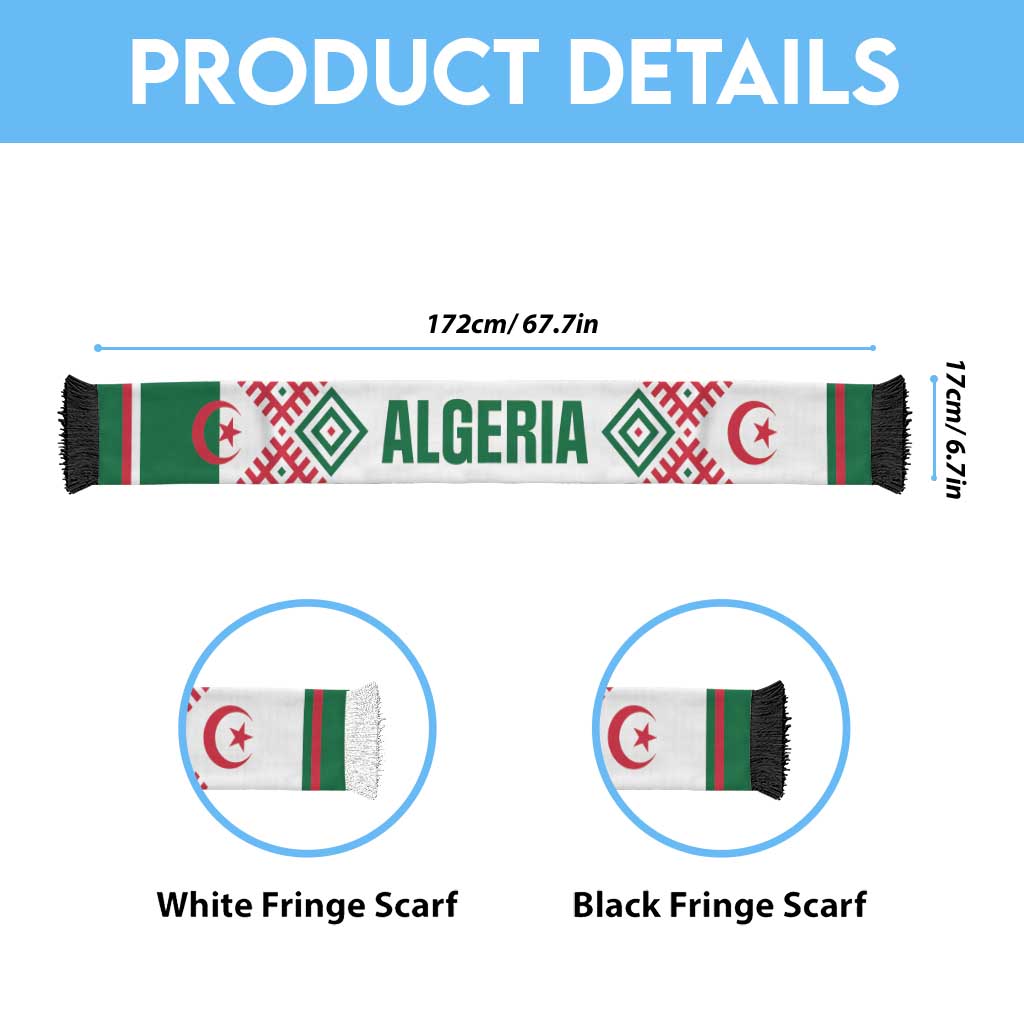Algeria Tasqa n Umadal Soccer Scarf Amazigh Desert Pattern Edition