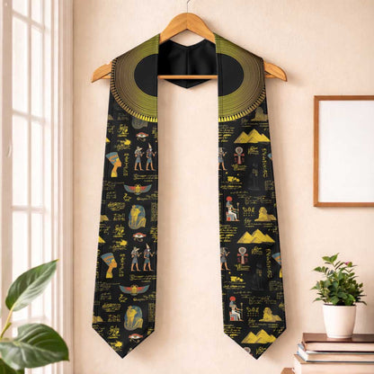 Ancient Egypt and Hieroglyphs Graduation Stole