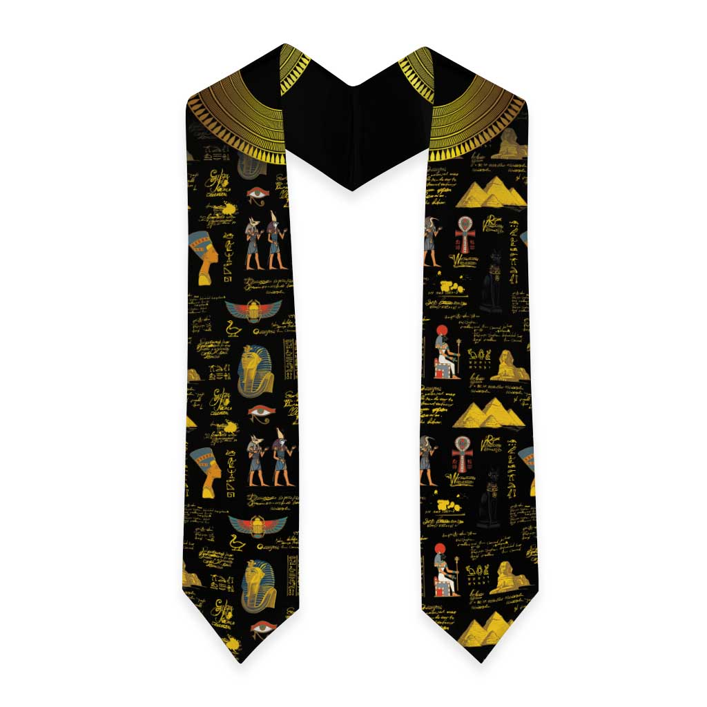 Ancient Egypt and Hieroglyphs Graduation Stole