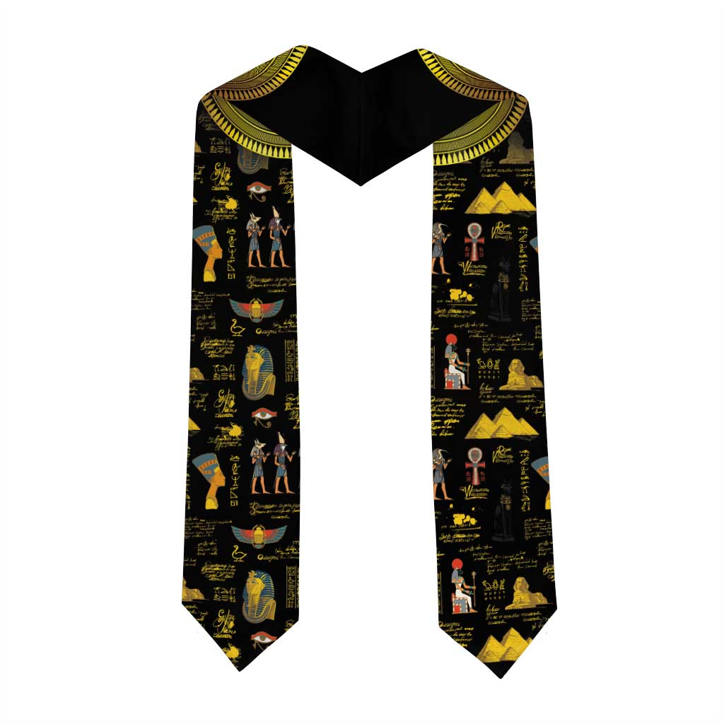 Ancient Egypt and Hieroglyphs Graduation Stole