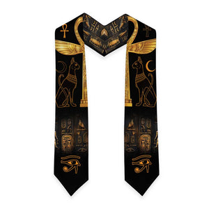 Ankh with Eye of Horus Graduation Stole Ancient Egypt Culture