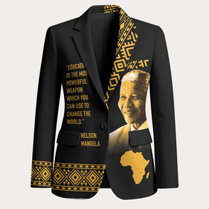 African American Activist Blazer Famous Quotes - Nelson Mandela LT7