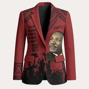 African American Activist Blazer Famous Quotes - MLK LT7
